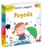 Pogoda przestrzenne ilustracje Książeczka Akademia mądrego dziecka